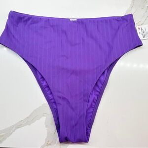 NWT Lululemon Purple High Waist Swimsuit Bottoms